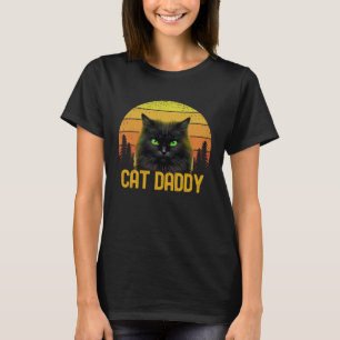T-shirt Meilleur Papa Chat du Monde Kitty Chatons Fête de