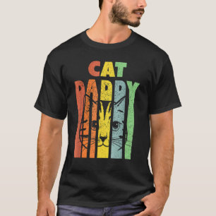 T-shirt Meilleur Papa Chat Minou Papa Le Parrain des Chats