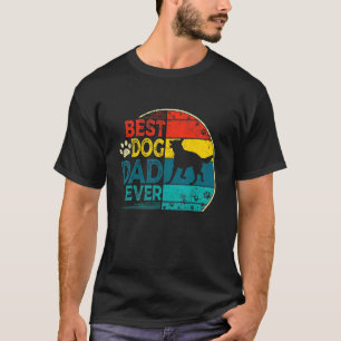 T-shirt Meilleur Papa Chien Berger Allemand Vintage Homme