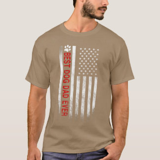 T-shirt Meilleur papa chien de tous les temps Cadeau du dr