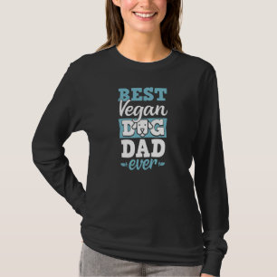 T-shirt Meilleur papa chien végane éthique pro végane défe