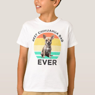 T-shirt Meilleur papa Chihuahua jamais