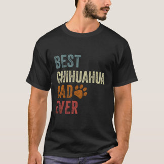 T-shirt Meilleur Papa Chihuahua Jamais Chihuahua Papa Da P
