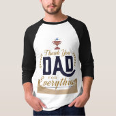 T-shirt Meilleur Papa – Conception Merci (Devant)