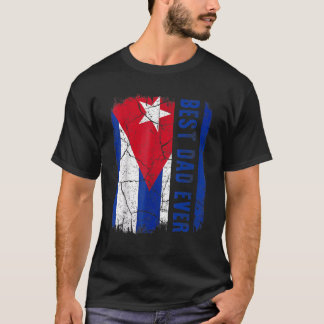 T-shirt Meilleur papa cubain Jamais Cuba Fête des pères pa