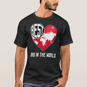 T-shirt Meilleur Papa Dans Le Monde Fête des pères Cool Pa