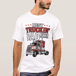 T-shirt Meilleur Papa de Camionneur Ever Création de Chemi