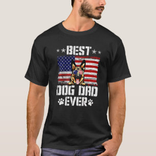 T-shirt Meilleur Papa de Chien de l'Homme Ever Allemand Sh