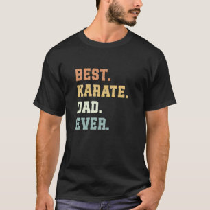 T-shirt Meilleur Papa de Karaté Classique pour la Fête des