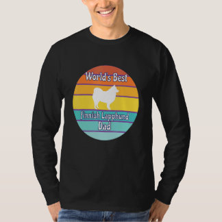 T-shirt Meilleur papa de Lappish finlandais au monde