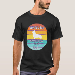 T-shirt Meilleur papa de Pembroke Welsh Corgi du monde