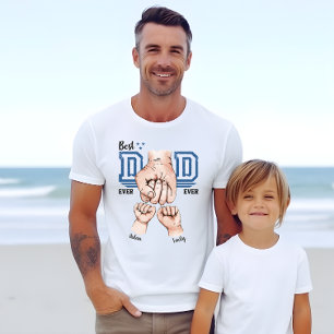 T-shirt Meilleur Papa de Tous les Temps Chemise Fist Bump