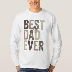 T-shirt Meilleur Papa de Tous les Temps Typographie Fête d