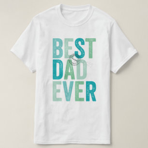 T-shirt Meilleur Papa de Tous les Temps Typographie Fête d