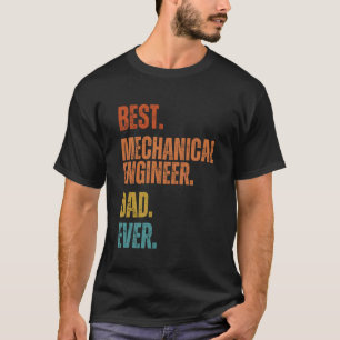 T-shirt Meilleur papa d'ingénierie mécanique qui soit