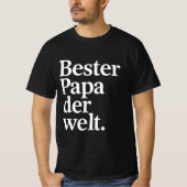 T-shirt Meilleur papa du monde (Devant)