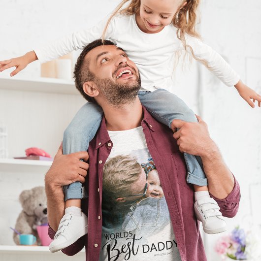 T-shirt Meilleur papa du monde | Photo