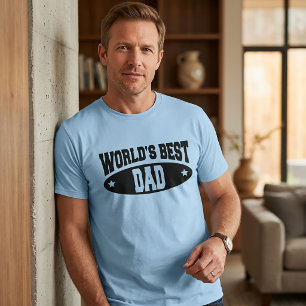T-Shirt Meilleur Papa du Monde - T-Shirt Blanc ou
