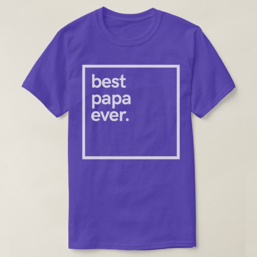 T-shirt Meilleur Papa Ever5 (Design devant)
