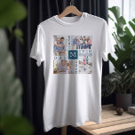 T-shirt Meilleur papa Ever 4 photo et personnalisée année<br><div class="desc">T-shirt personnalisé Best Dad Ever - parfait pour la fête des pères ou l'anniversaire de papa. Le modèle photo est mis en place pour vous afin de créer votre propre collage photo unique avec 4 de vos photos de famille préférées. Les photos sont divisées avec le libellé "meilleur père jamais"...</div>