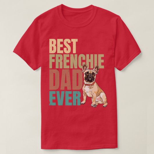 T-shirt meilleur papa français jamais3 (Design devant)