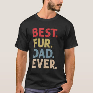T-shirt Meilleur Papa Fur Ever pour hommes Cat Daddy