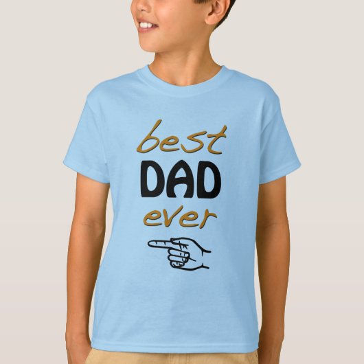 T-shirt Meilleur papa jamais (Devant)