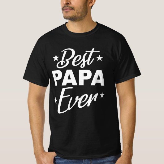 T-shirt Meilleur Papa jamais (Devant)