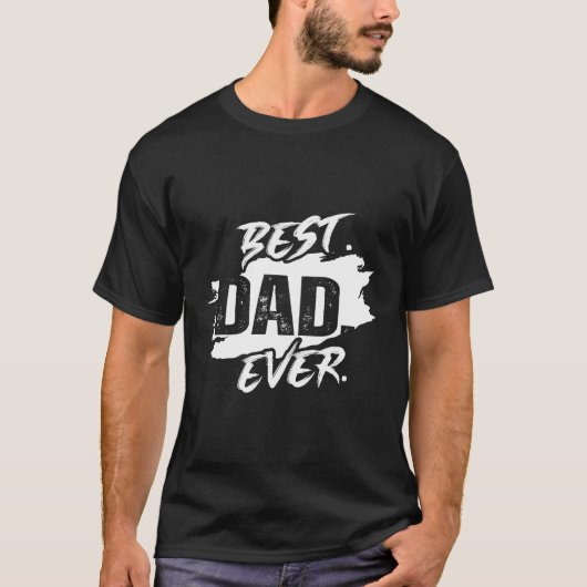 T-shirt Meilleur papa jamais (Devant)