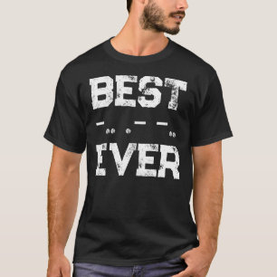 T-shirt Meilleur Papa Jamais Code Morse Radioamateur