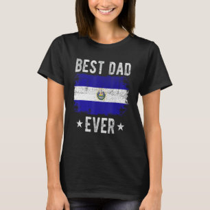 T-shirt Meilleur papa Jamais El Salvador Drapeau Meilleur