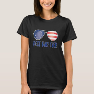 T-shirt Meilleur papa jamais Fête des pères Lunettes de so