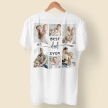 T-shirt Meilleur papa jamais - Fête des pères photo Collag<br><div class="desc">Montrez à votre père ce qu'il veut dire pour vous avec le T-shirt "Best Dad Ever" Fête des pères Photo Collage. Ce cadeau unique et chaleureux comporte un collage photo personnalisé, vous permettant de mettre en valeur vos souvenirs et moments préférés partagés avec votre père. Centré autour de la déclaration...</div>