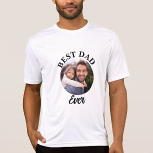 T-shirt Meilleur papa jamais Modèle photo personnalisé