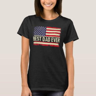 T-shirt Meilleur papa jamais nous drapeau américain Vintag