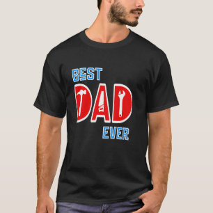 T-shirt Meilleur Papa Jamais Outils Drôles de Fête des Pèr