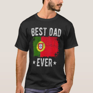 T-shirt Meilleur papa jamais Portugal Drapeau Meilleur pap