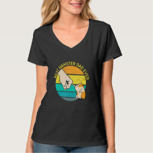 T-shirt Meilleur Papa Jamster Hamster Pour Papa Papa Papa 