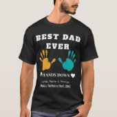 T-shirt Meilleur Papa Joue La Fête D'Anniversaire (Devant)