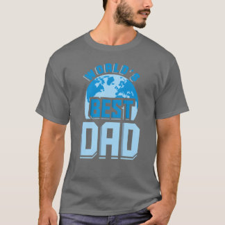 T-shirt Meilleur papa papa papa papa papa père Fête des pè