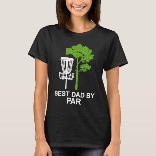 T-shirt Meilleur Papa Par Disque Golf (Devant)