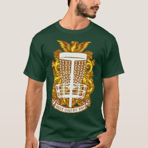 T-shirt Meilleur Papa Par Disque Golf Chaînes de panier Vi