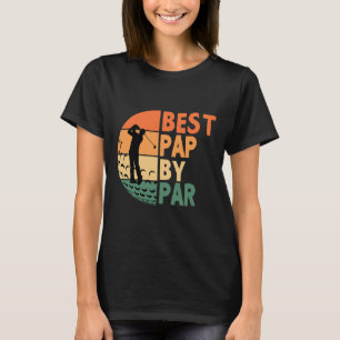 T-shirt Meilleur Papa Par Golf Drôle de Golfeur Golfeur