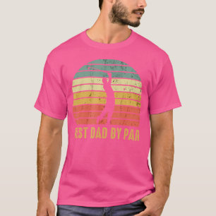 T-shirt Meilleur Papa Par Par Cadeau De Golf Drôle Pour Le