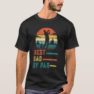 T-shirt Meilleur papa Par Par Fête des pères Papa Golf Pap