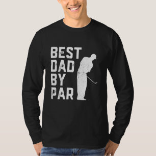 T-shirt Meilleur Papa Par Par Golf Lover Cadeau Pour Homme