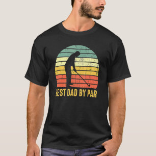 T-shirt Meilleur Papa Par Par Golf Pour Homme Fête des pèr