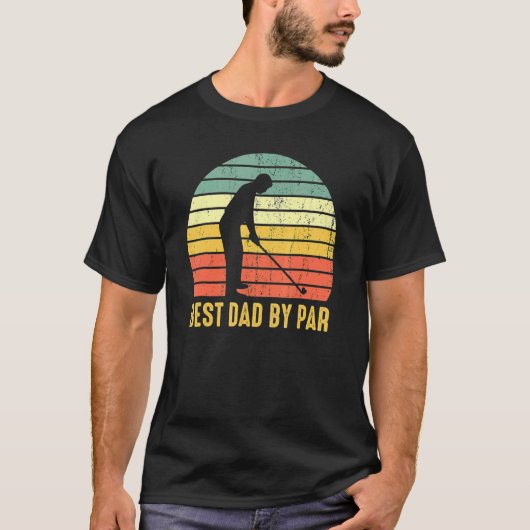 T-shirt Meilleur Papa Par Par Golf Pour Homme Fête des pèr (Devant)
