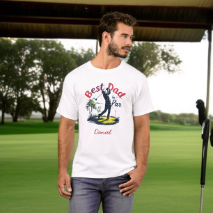 T-shirt Meilleur papa par rapport Mon père de golf sur m