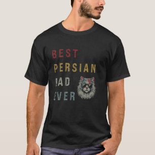 T-shirt Meilleur papa persan de tous les temps Chat persan
